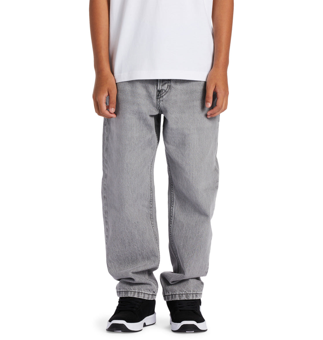 DC - WORKER BAGGY DENIM BOY - GREY WASH