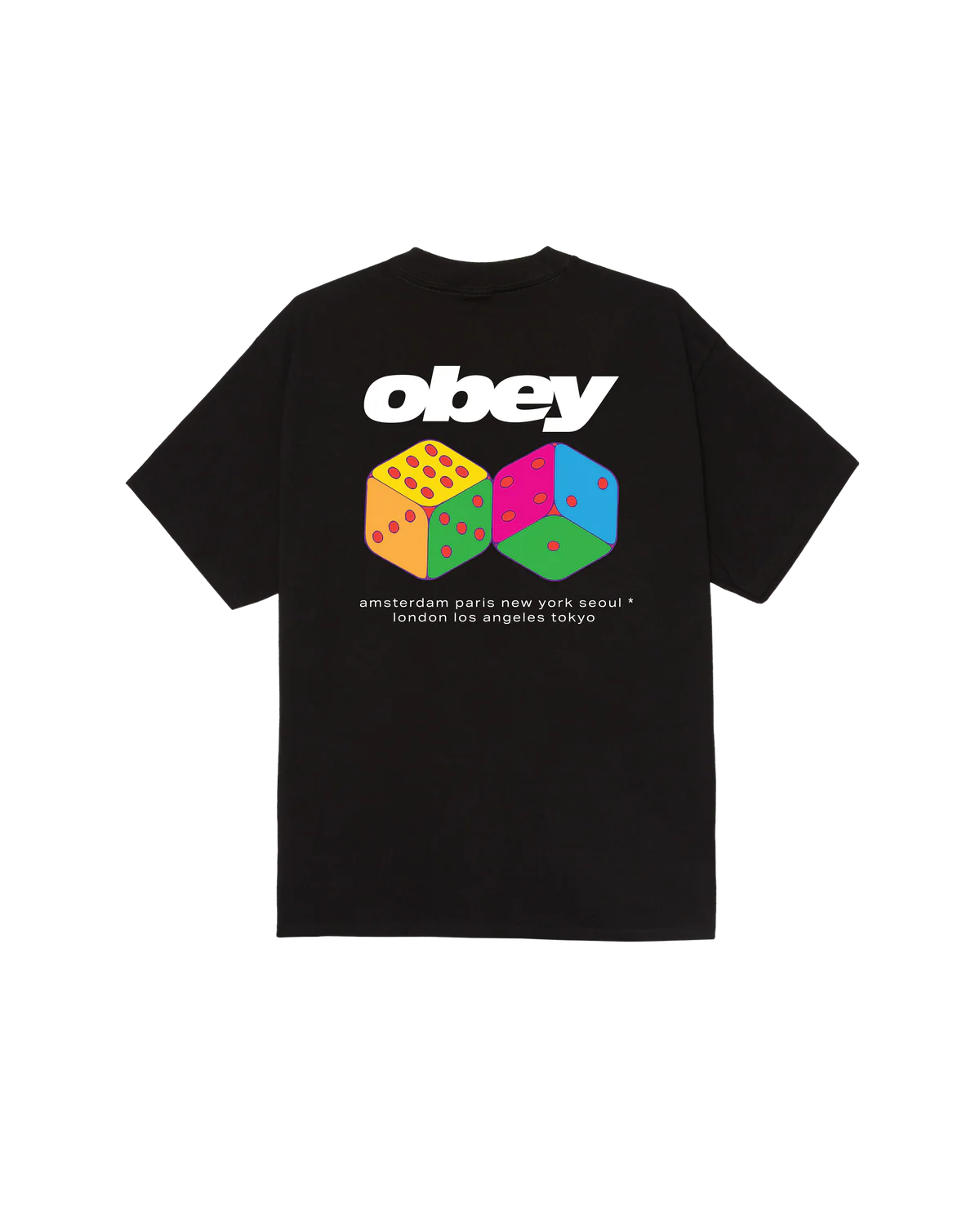 OBEY - DICE TEE - BLACK