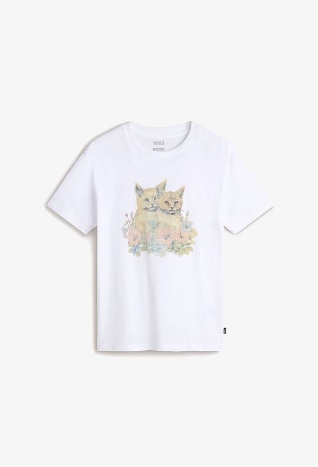 VANS - SMITTEN OVERSIZED TEE - WHITE