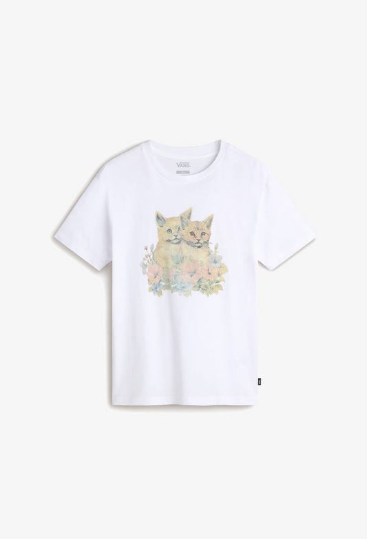 VANS - SMITTEN OVERSIZED TEE - WHITE