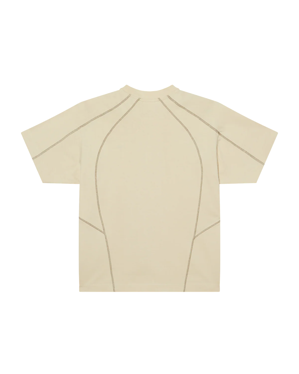 OBEY - CONTRAST STITCH TEE - SILVER BIRCH