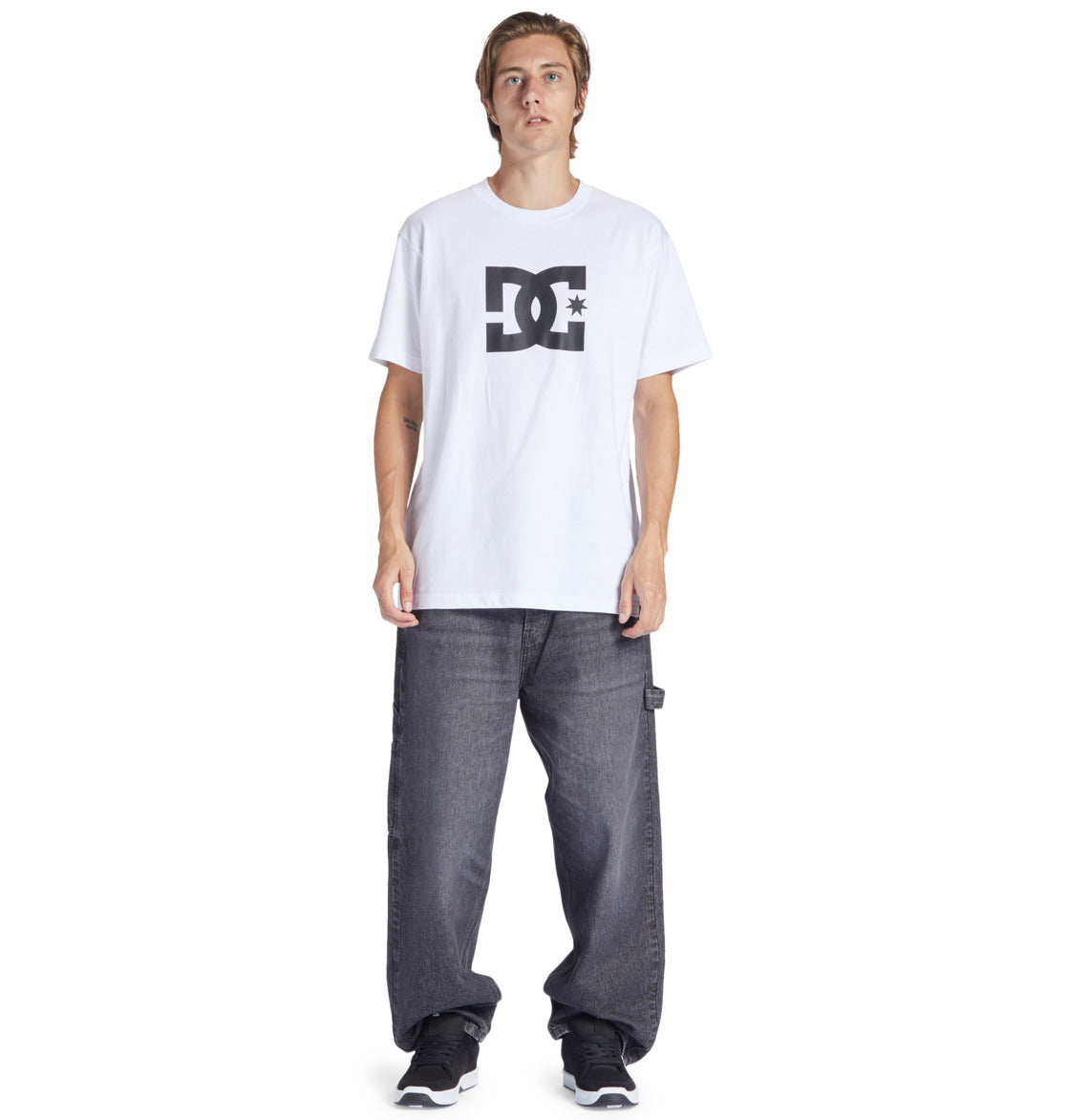 DC - WORKER BAGGY DENIM - WASHED BLACK