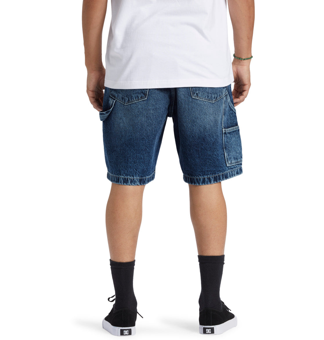 DC - CARPENTER BAGGY DENIM SHORT - DARK INDIGO