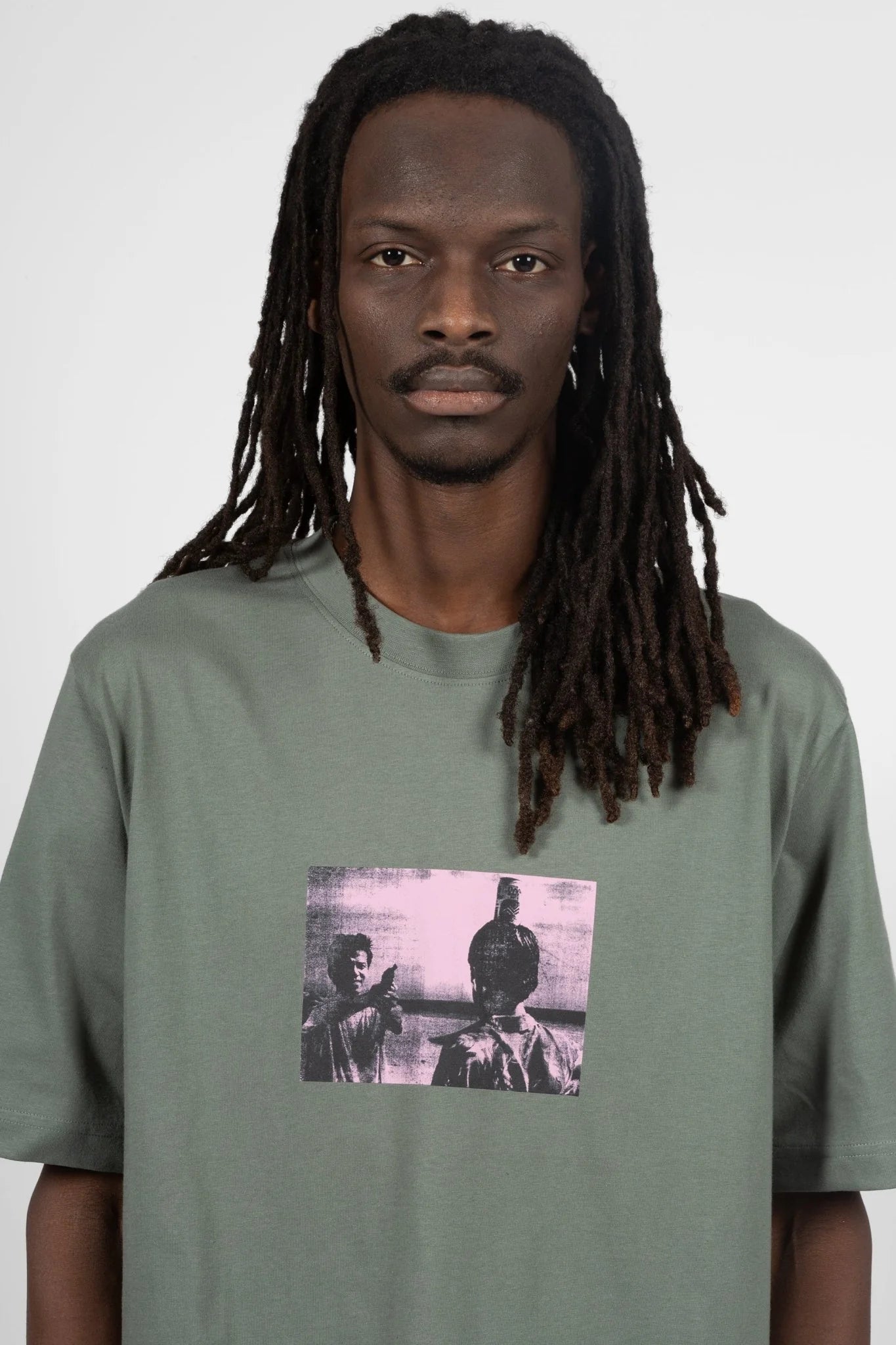WASTED PARIS - GRAVE TEE - LICHEN GREEN