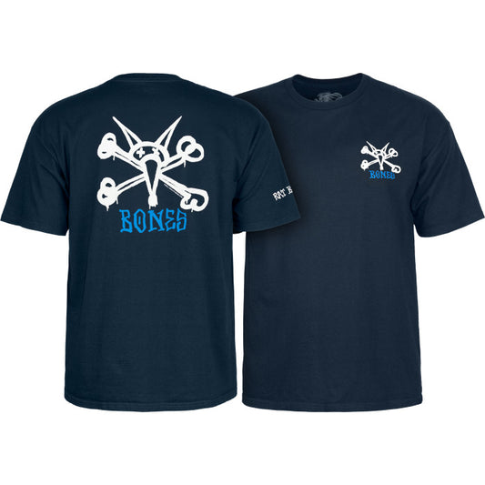 POWELL-PERALTA - YOUTH RAT BONES TEE - NAVY