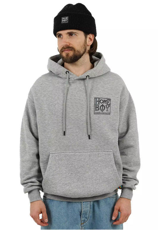 HOMEBOY - OLD SKOOL HOOD - GREY