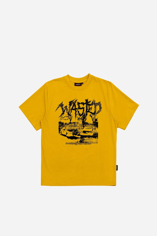 WASTED PARIS - INJURY TEE - GOLDEN YELLOW