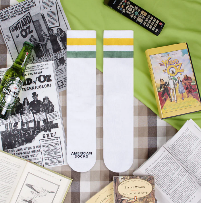 AMERICAN SOCKS - EDDY MID HIGH - OS - WHITE