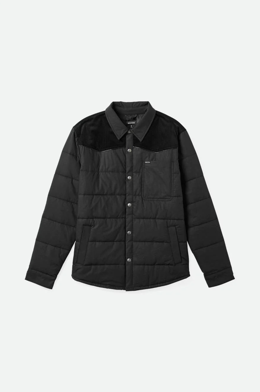 BRIXTON - CASS JACKET - BLACK/BLACK CORD
