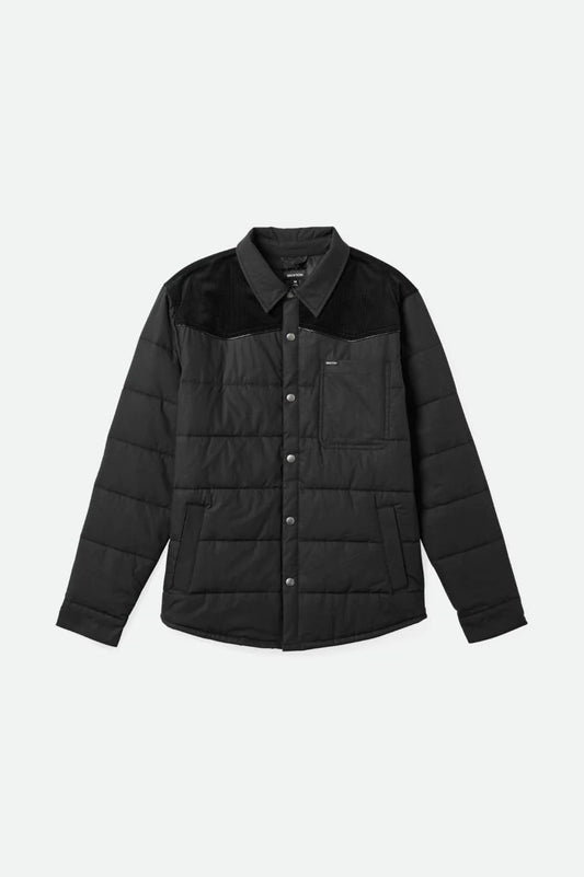 BRIXTON - CASS JACKET - BLACK/BLACK CORD