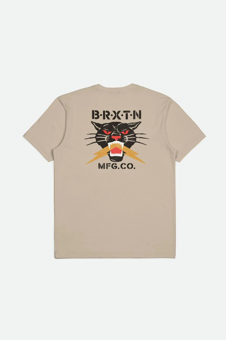BRIXTON - SPARKS S/S TLRT - SMOKE GREY