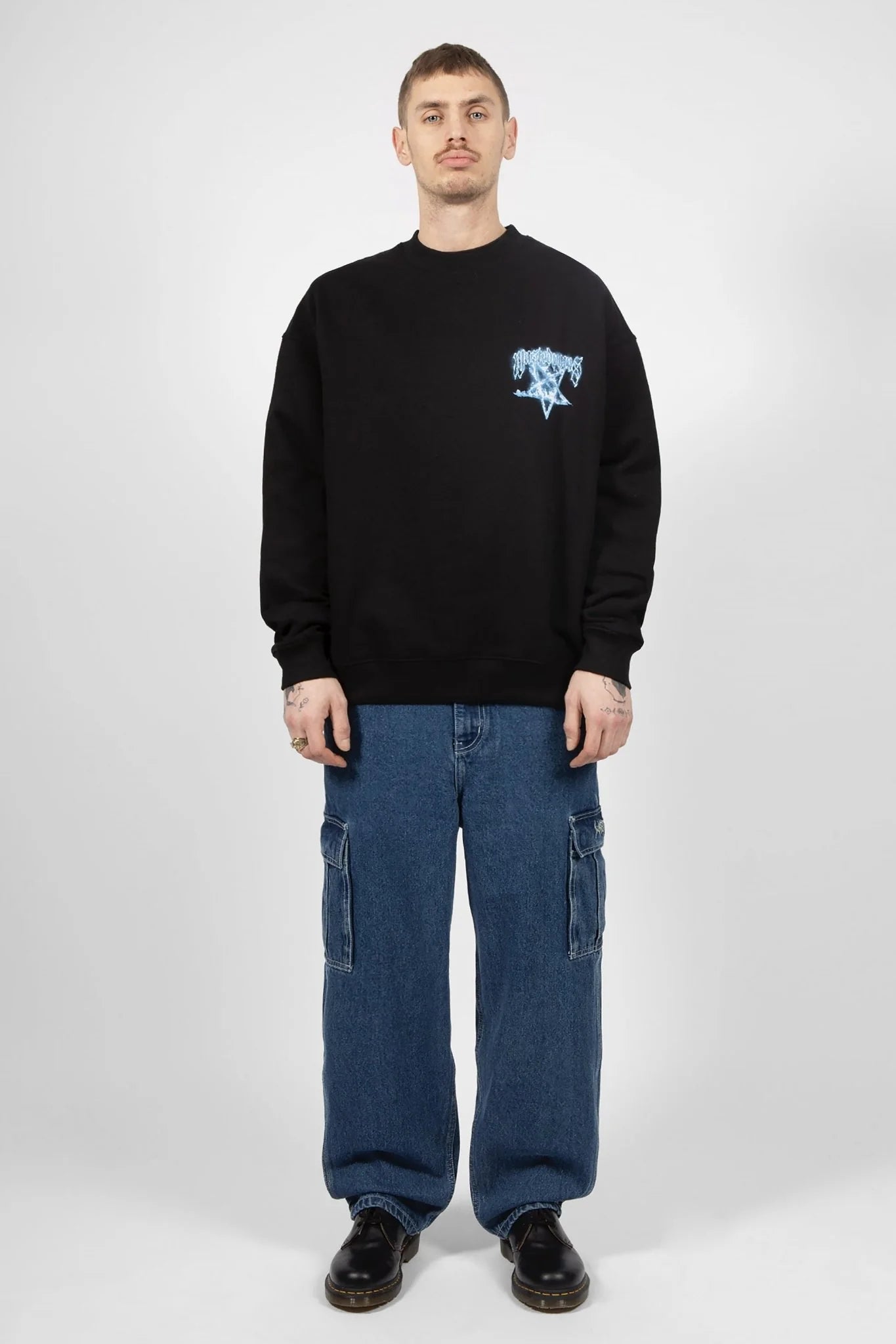WASTED PARIS - CONJURE CREWNECK - BLACK