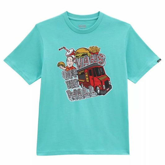 VANS - VAN DOREN BBQ SS TEE - WATERFALL