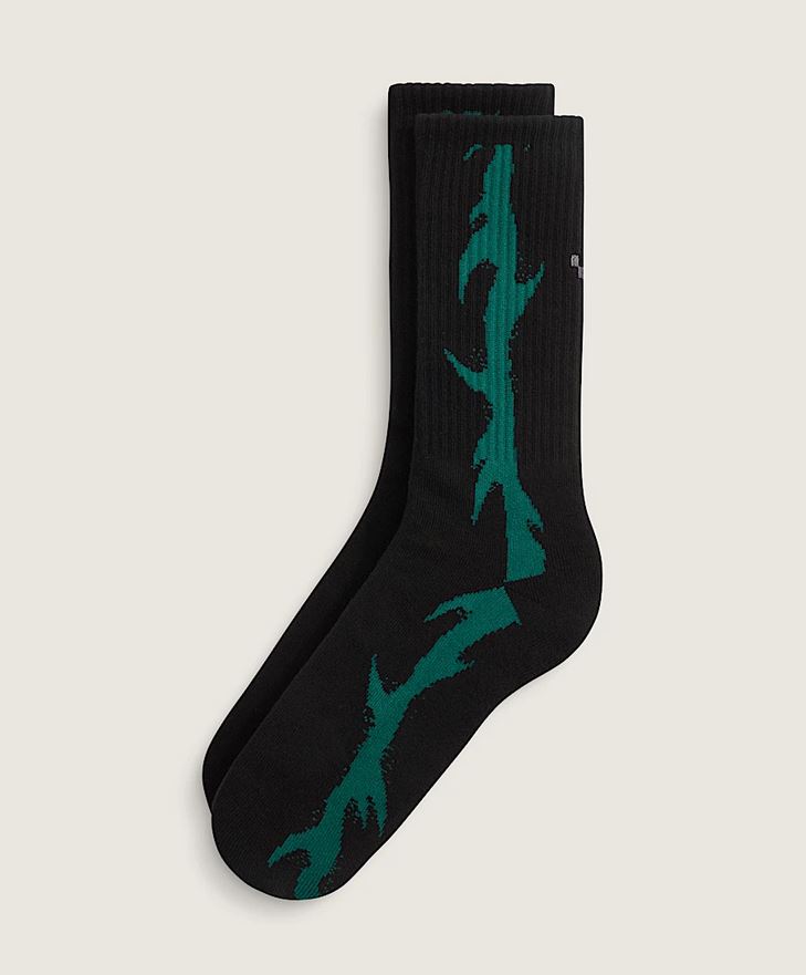 VANS - THORN CREW SOCKS - BLACK