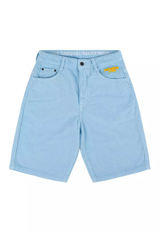 HOMEBOY - X-TRA BAGGY CORD SHORT - POOL BLUE
