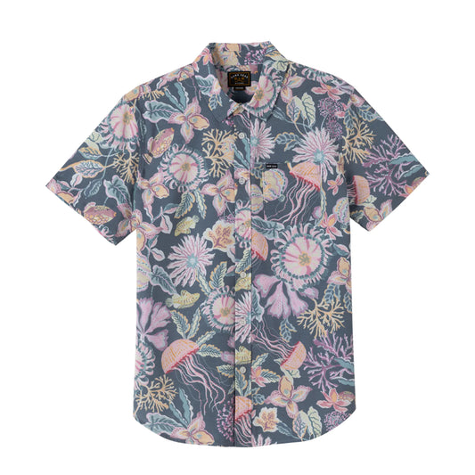 DARK SEAS - GABLES SS UV SHIRT - GREY