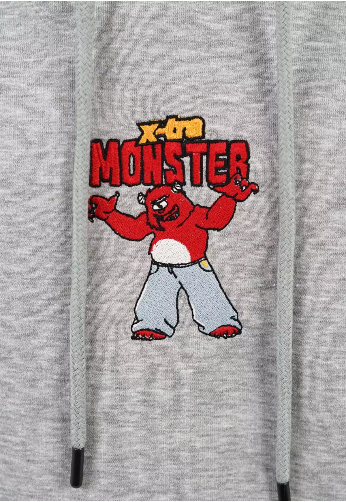 HOMEBOY - MONSTER HOOD - HEATHER GREY