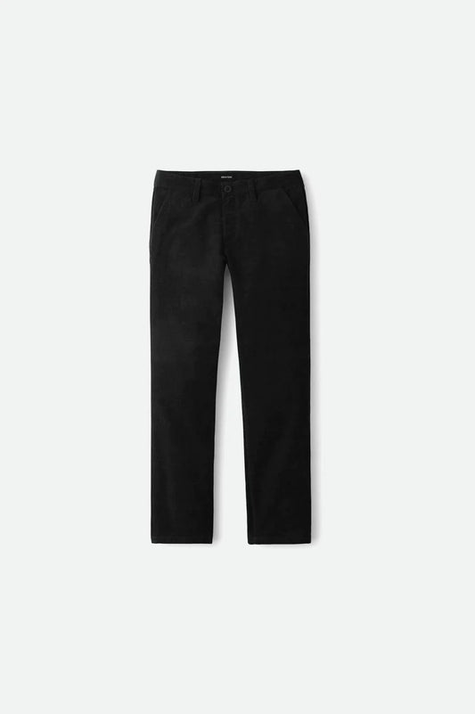 BRIXTON - CHOICE CHINO REGULAR PANT - BLACK