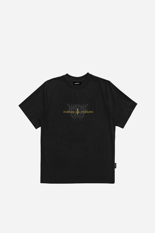 WASTED PARIS - SWEAR TEE - BLACK
