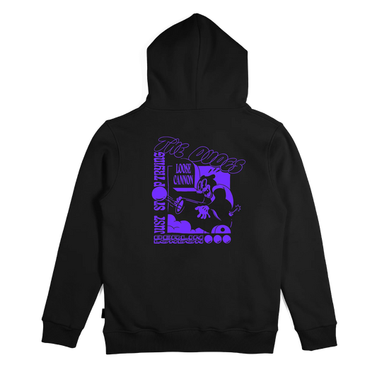 THE DUDES - LOOSE CANNON HOOD - BLACK/PURPLE