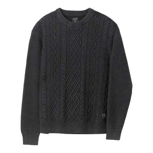 DARK SEAS - BIG SUR CREW KNIT - BLACK