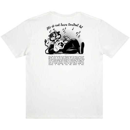 THE DUDES - NO CONTROL TEE - OFF WHITE