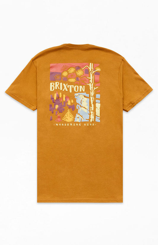 BRIXTON - HIGHVIEW S/S STT - GOLDEN BROWN