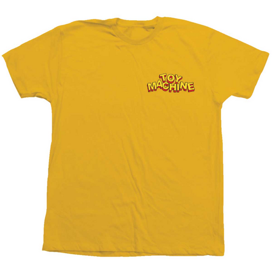 TOY MACHINE - HIRO MONSTER SS TEE - GOLD