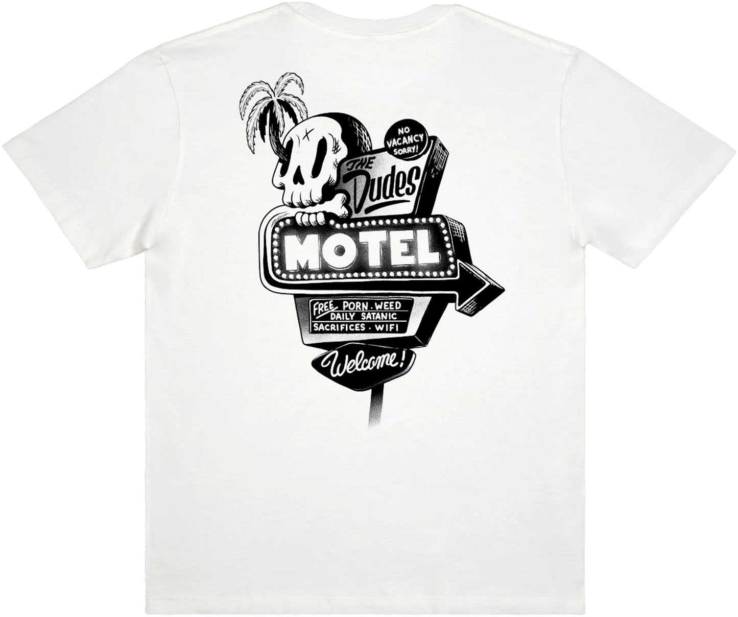 THE DUDES - MOTEL TEE - OFF WHITE