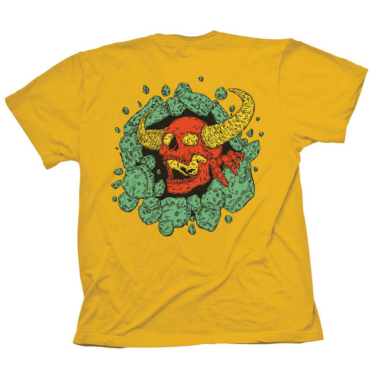 TOY MACHINE - HIRO MONSTER SS TEE - GOLD