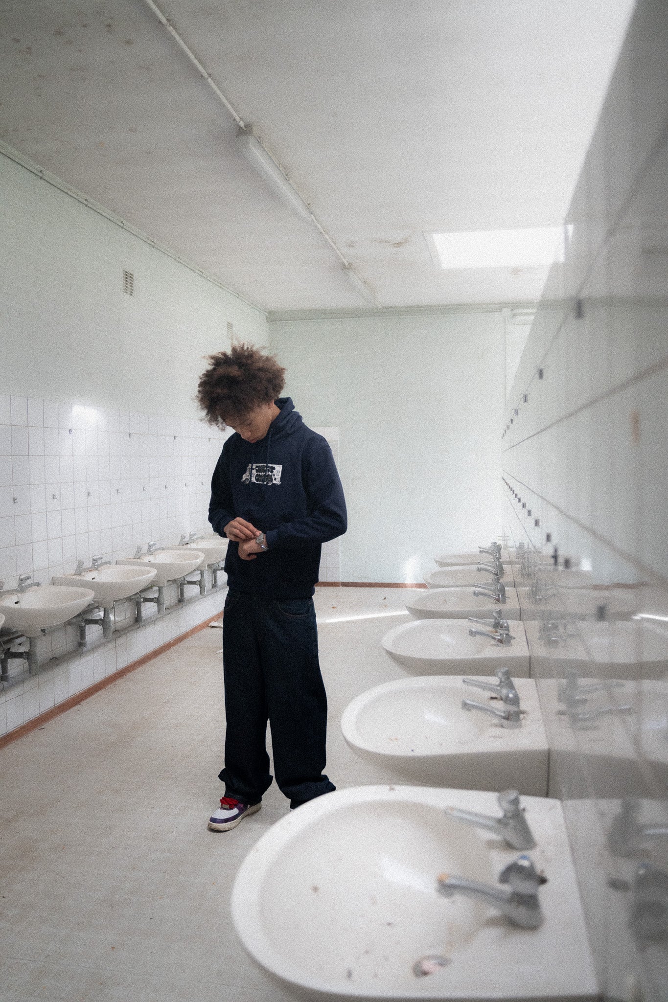 KEEP IT CLEAN - THROW UP TRUCK HOOD - DARK NAVY