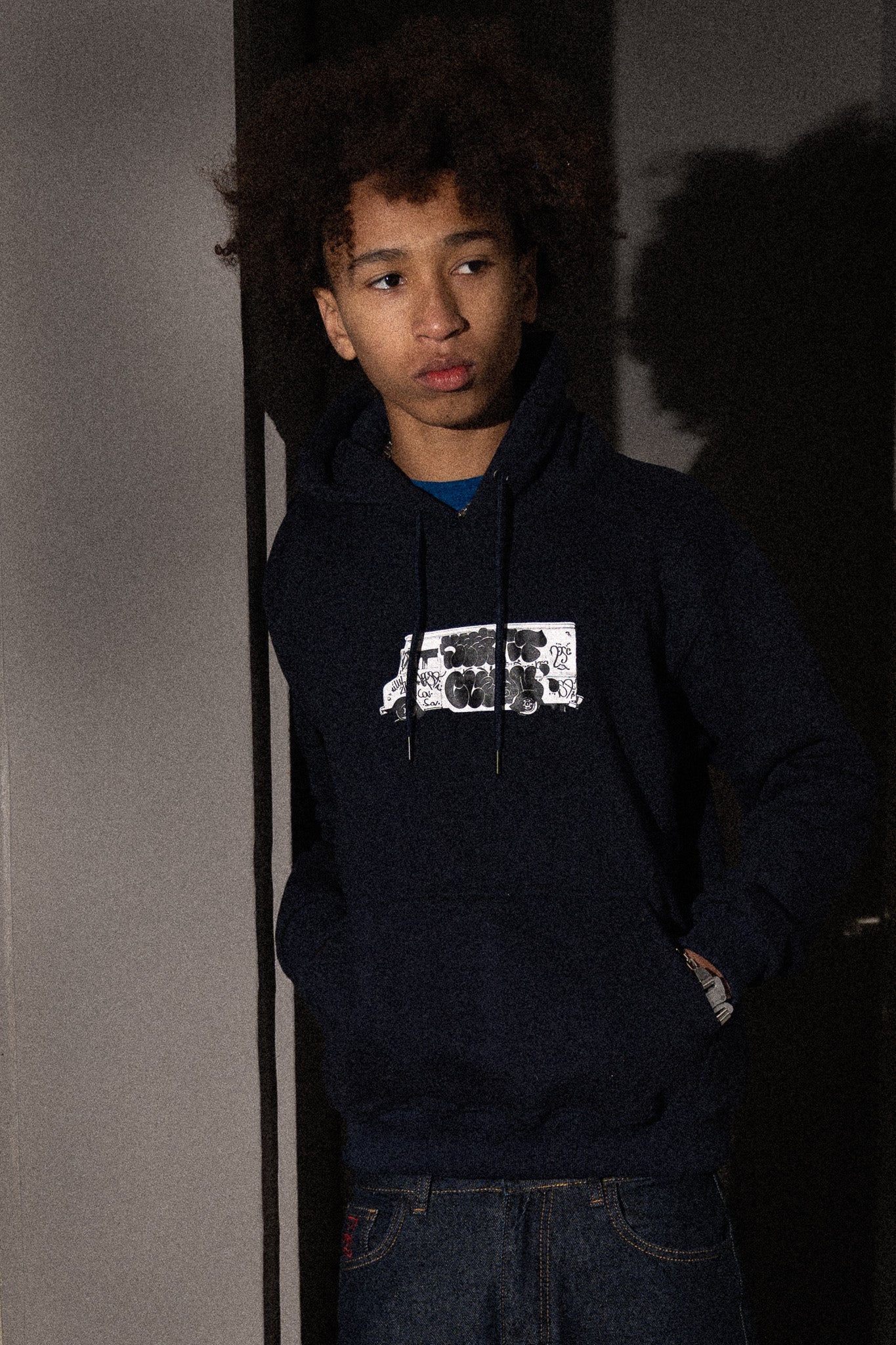 KEEP IT CLEAN - THROW UP TRUCK HOOD - DARK NAVY