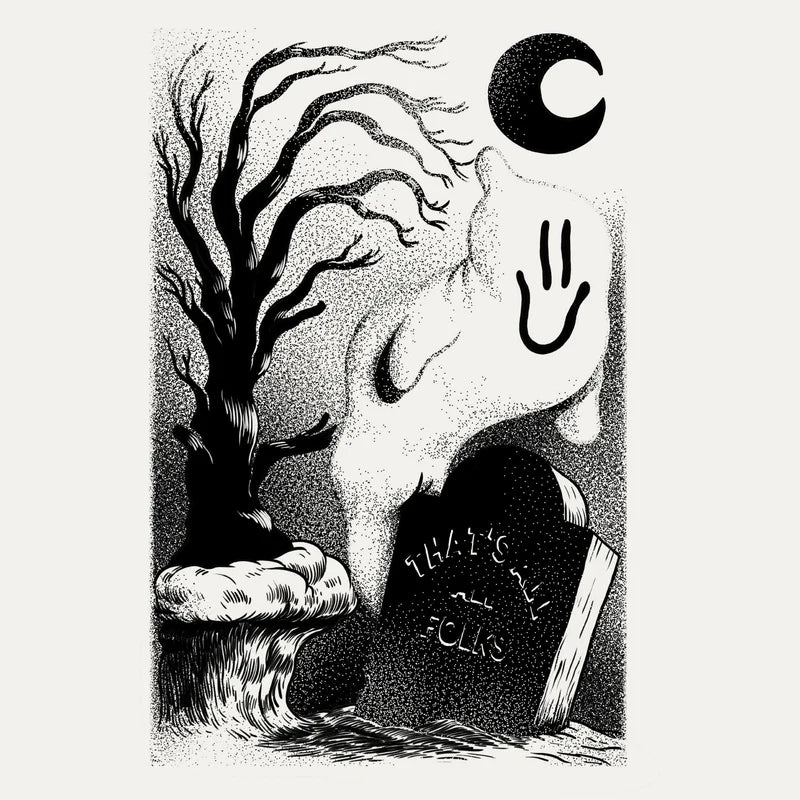 THE DUDES - GHOST CLIFF TEE - WHITE