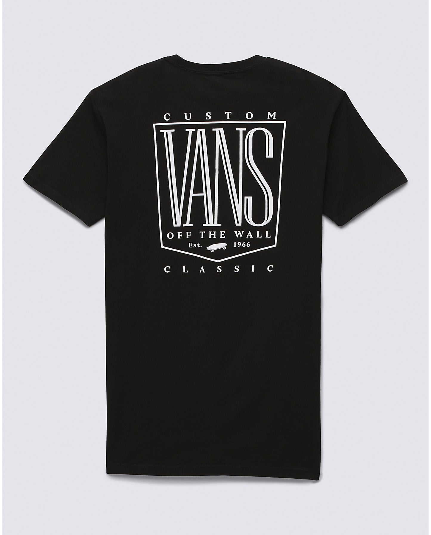 VANS - ORIGINAL TALL TYPE TEE - BLACK/WHITE