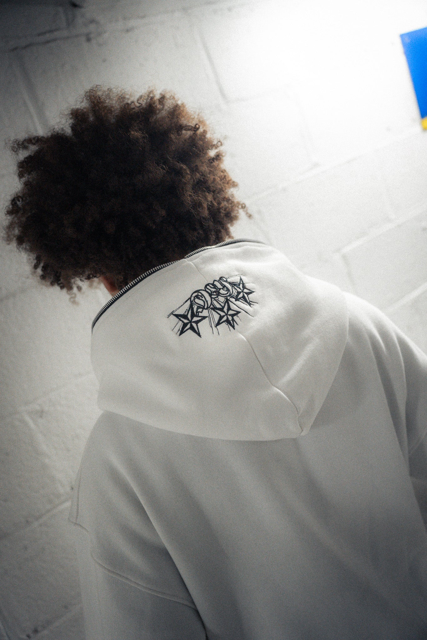 KEEP IT CLEAN - DIVINE HOOD - WHITE/BLACK