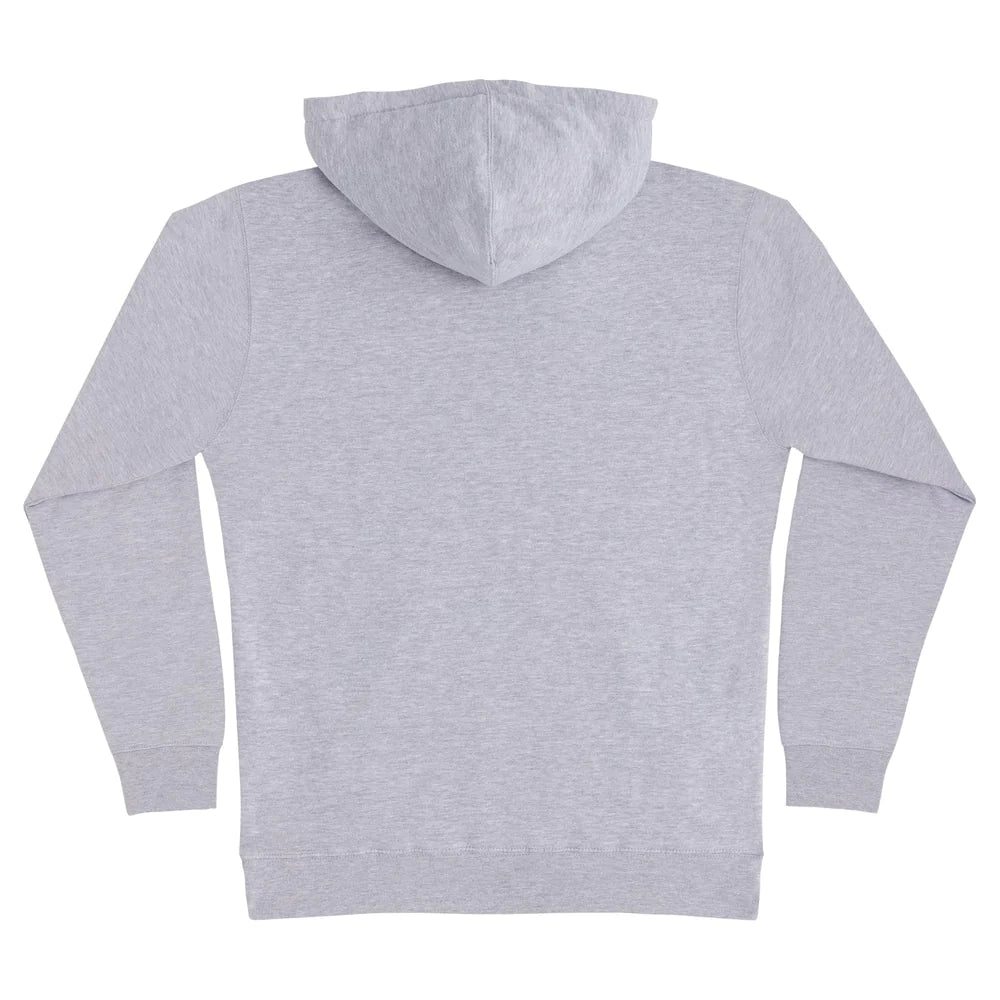 SANTA CRUZ x THRASHER - SCREAMING THRASHER LOGO HOOD - GREY HEATHER