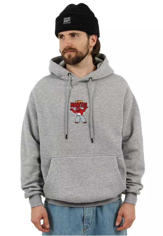 HOMEBOY - MONSTER HOOD - HEATHER GREY