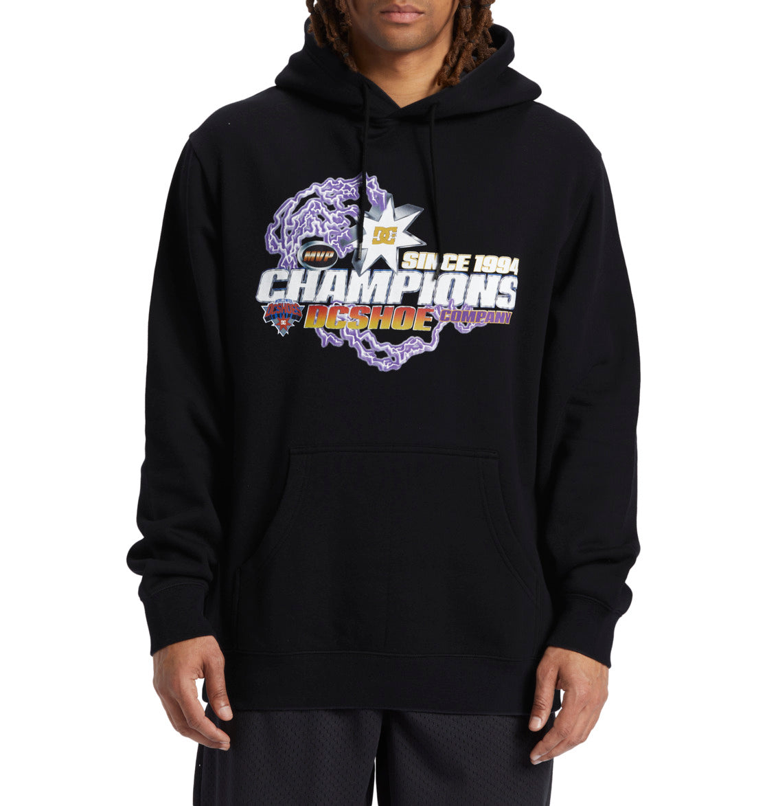 DC - THE CHAMPS HOOD - BLACK