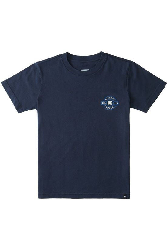 DC - CREST TEE BOY - NAVY BLAZER