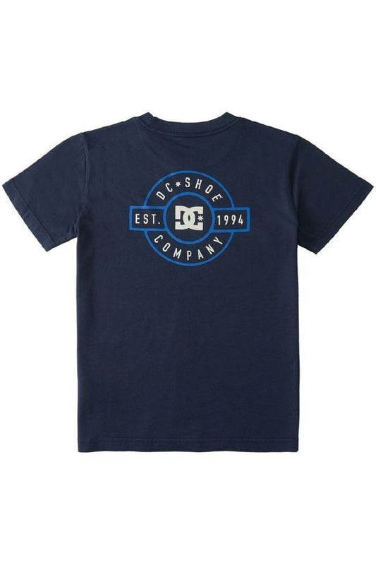 DC - CREST TEE BOY - NAVY BLAZER