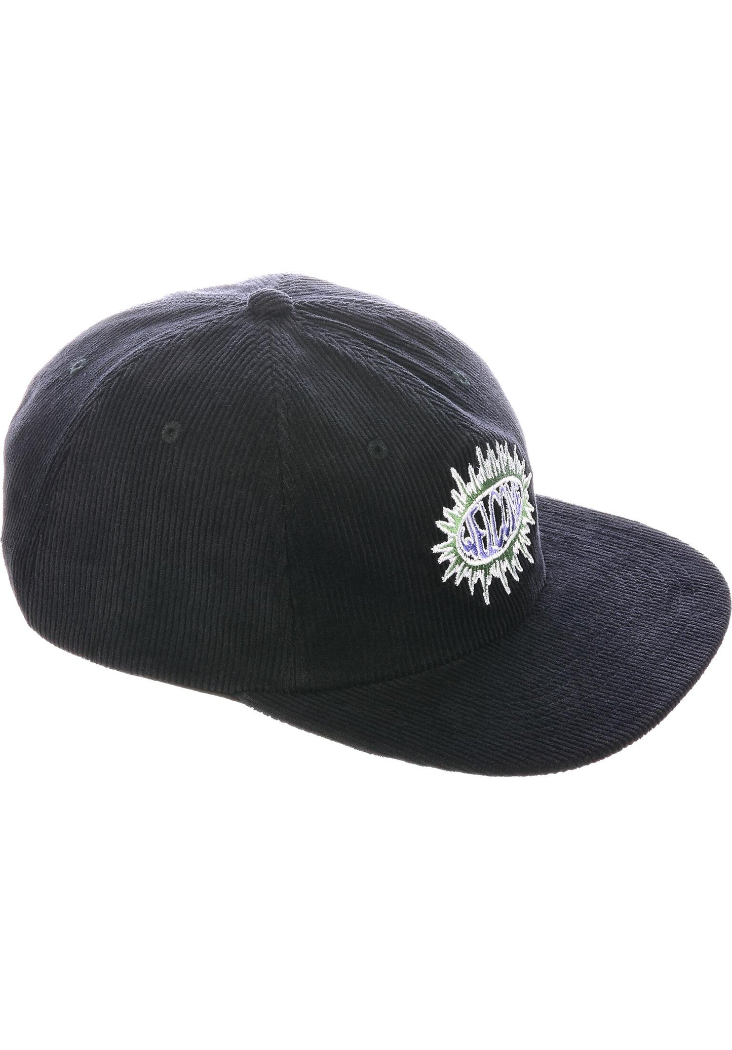 WELCOME - BURSST CORDUROY UNSTRUCTURED HAT - BLACK