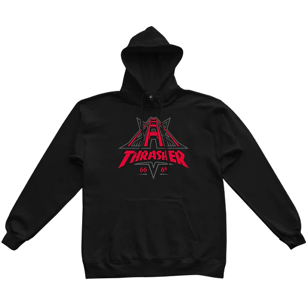 THRASHER - GOLDEN GATE NINER HOOD