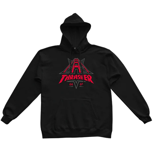 THRASHER - GOLDEN GATE NINER HOOD