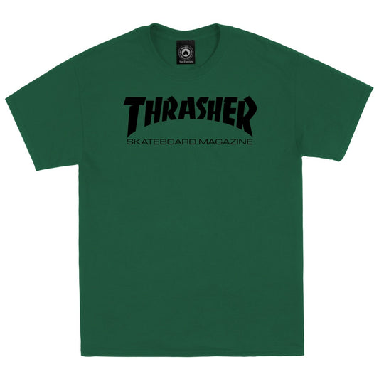 THRASHER - SKATE MAG TEE - ARMY
