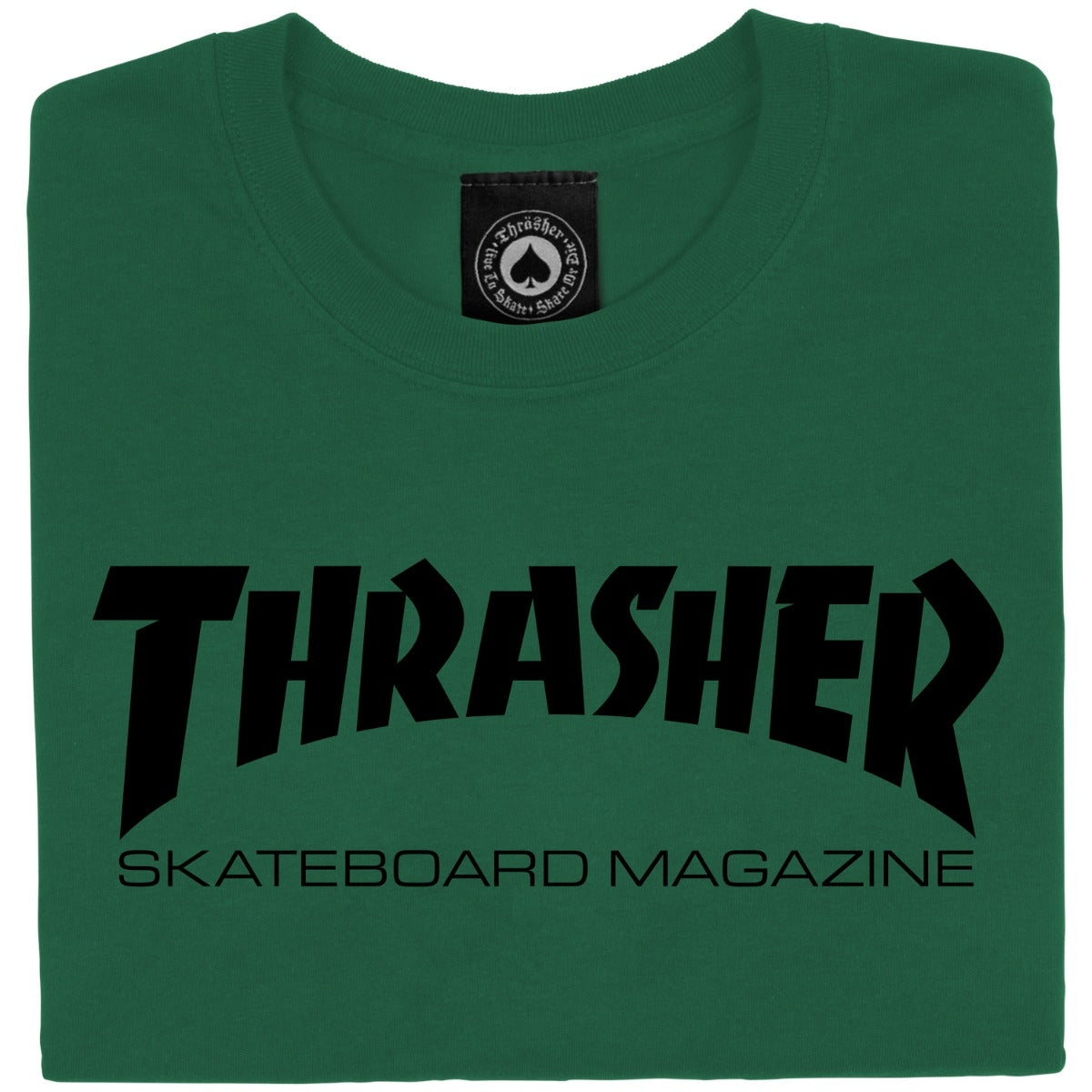 THRASHER - SKATE MAG TEE - ARMY