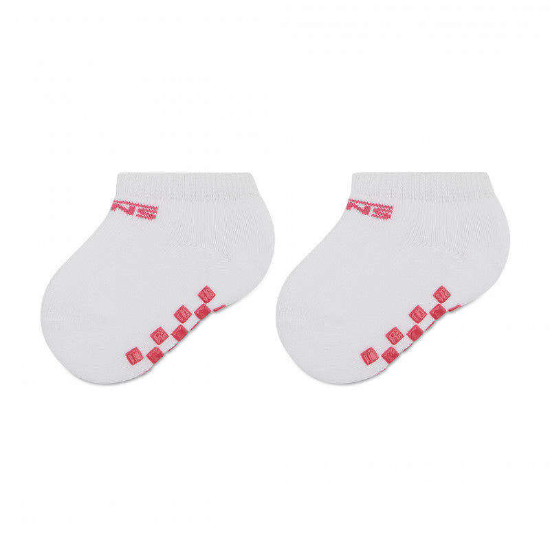 VANS - KIDS LOW SOCKS - WHITE/PINK
