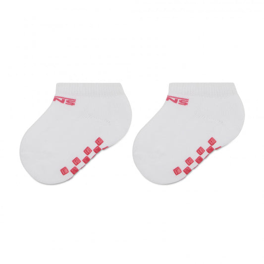VANS - KIDS LOW SOCKS - WHITE/PINK