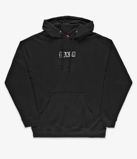 BAKER - BRAND LOGO PULLOVER HOOD - BLACK