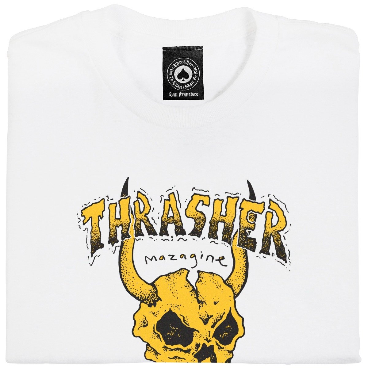 THRASHER - BARBARIAN TEE - WHITE