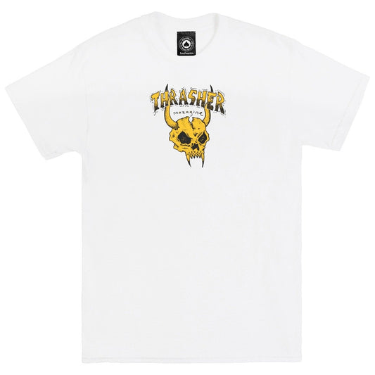 THRASHER - BARBARIAN TEE - WHITE